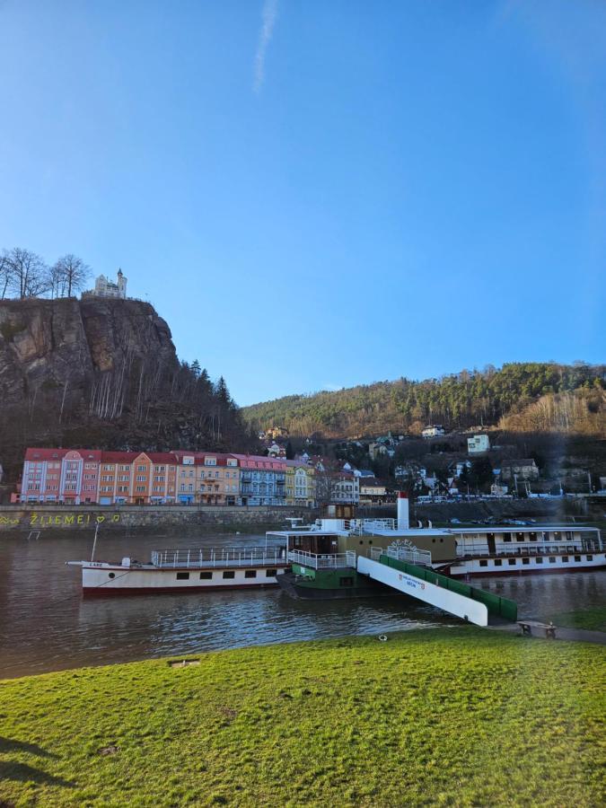 Apartman U Labe Decin Buitenkant foto